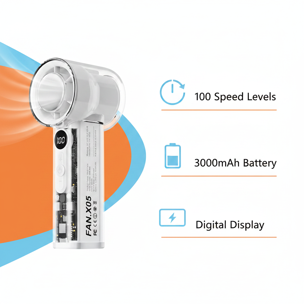 FAN.X05 Key Features Infographic