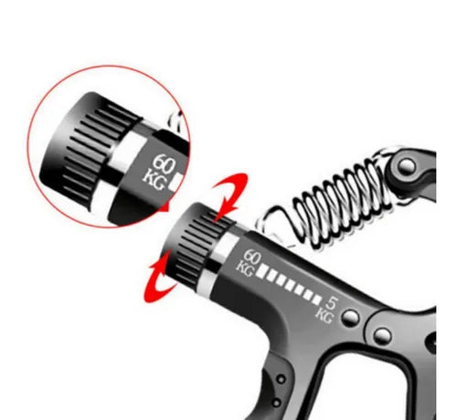 Adjustable Hand Grip Strengthener 5-60kg with Counter