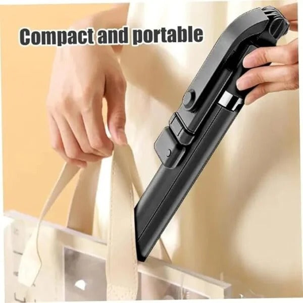 R1S-L 3-in-1 Bluetooth Selfie Stick Tripod LED