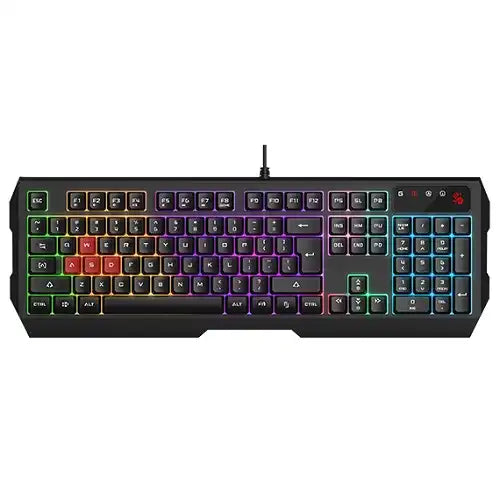 B135N Neon Backlit Gaming Keyboard USB Wired