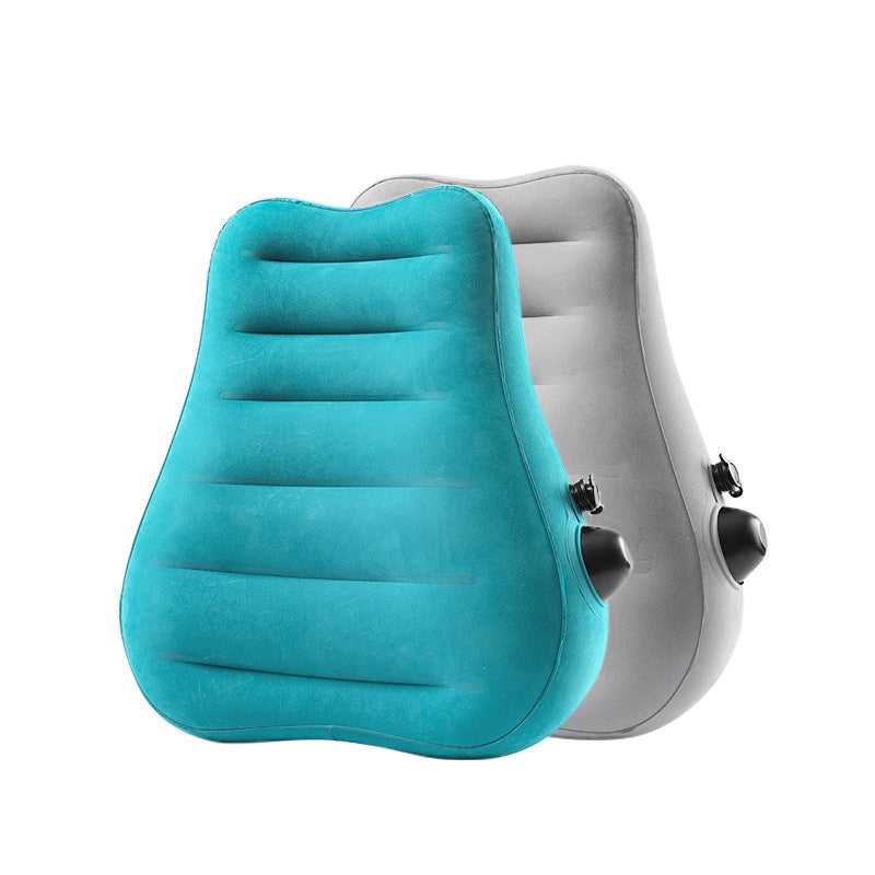 Inflatable Lumbar Back Support Cushion - Both Colors White Background