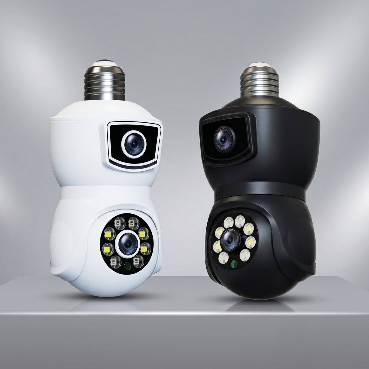 V380 E9 Dual Lens Bulb WiFi IP Camera