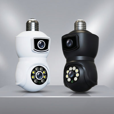 V380 E9 Dual Lens Bulb WiFi IP Camera