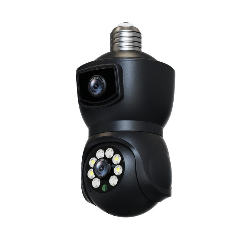 V380 E9 Dual Lens Bulb WiFi IP Camera