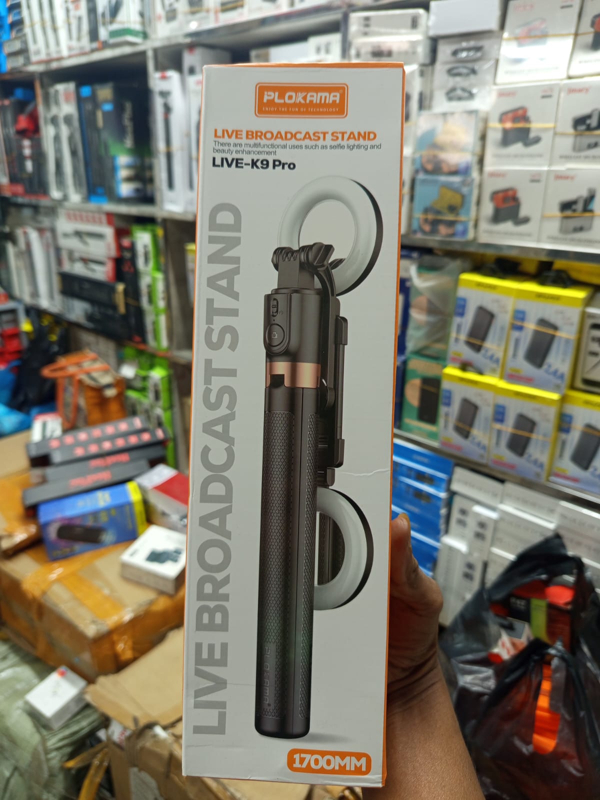 Extendable Tripod Selfie Stick with Remote 170cm