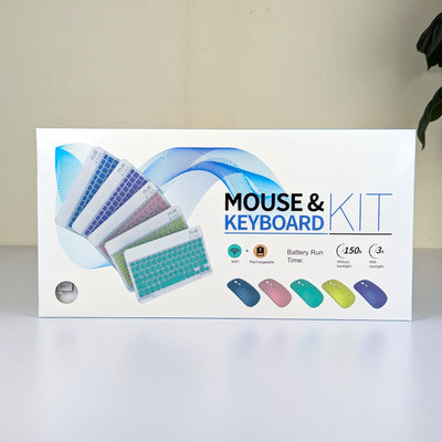 Wireless Mouse and Keyboard Kit Slim Design