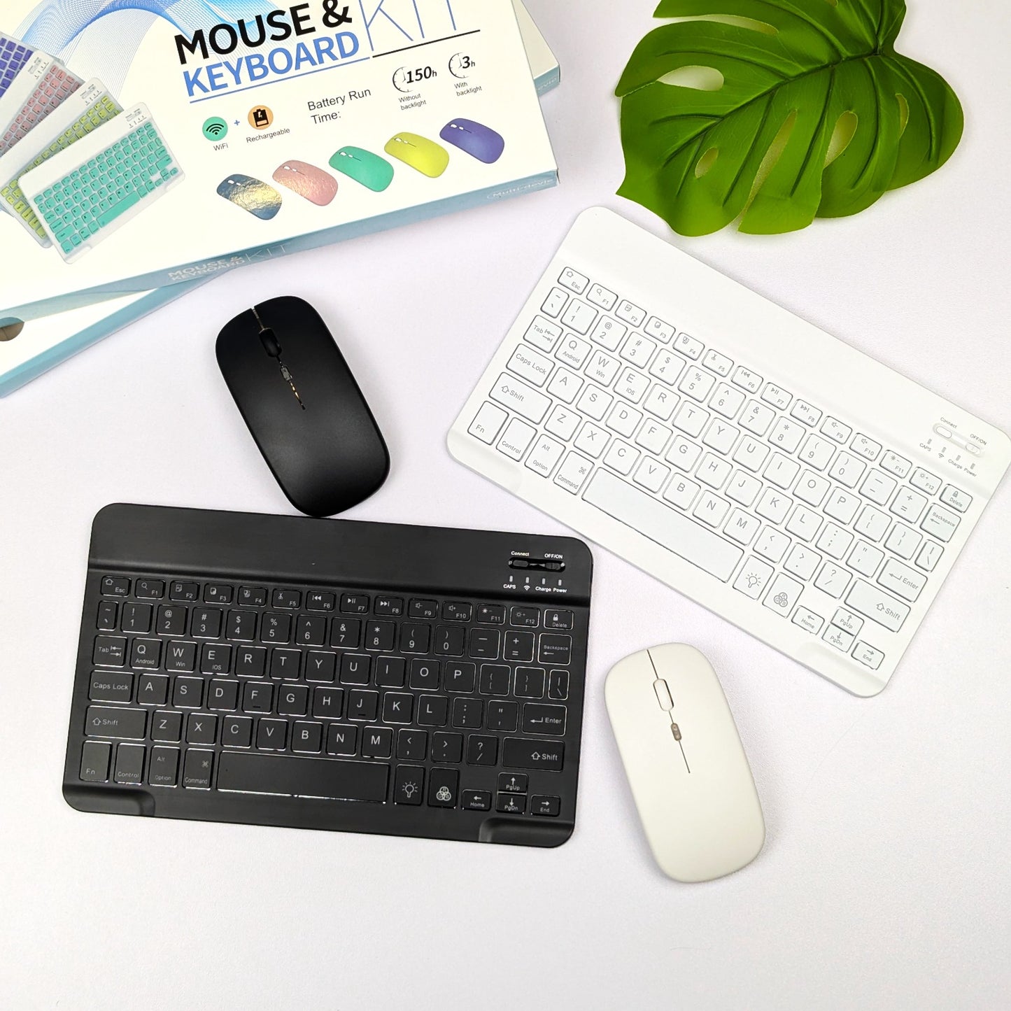Wireless Mouse and Keyboard Kit Slim Design