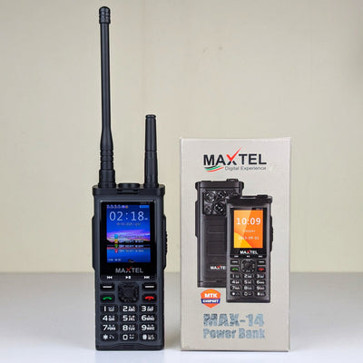 Maxtel MX14 4-SIM Walkie-Talkie Style Mobile