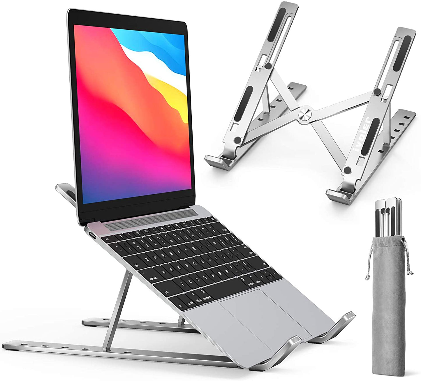 Aluminum Alloy Adjustable Foldable Laptop Stand