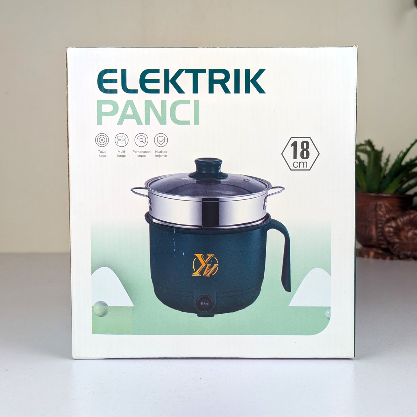 Electric Non-Stick Mini Cooking Pot 600W