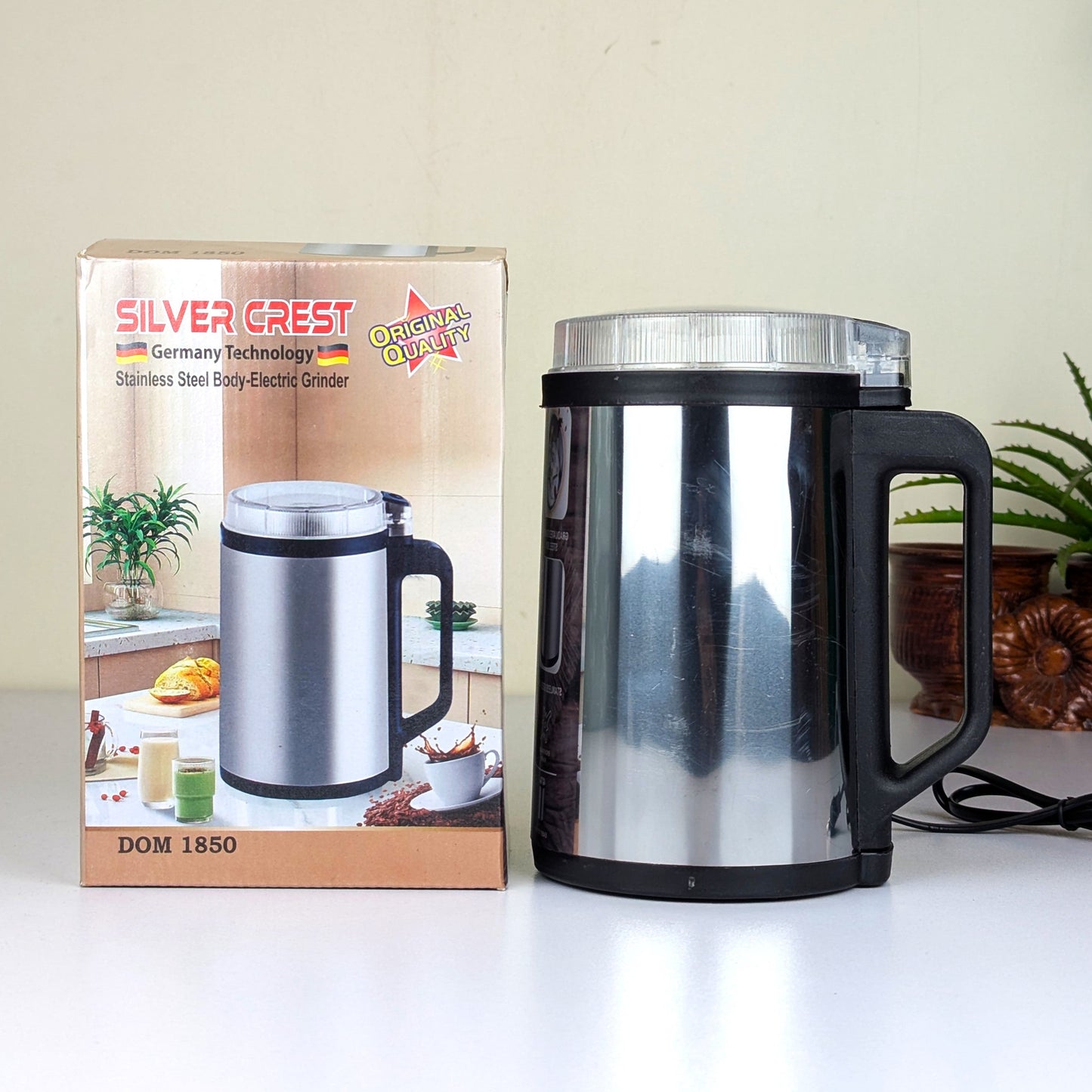 SilverPro Mini Stainless Steel Electric Grinder RAK-001