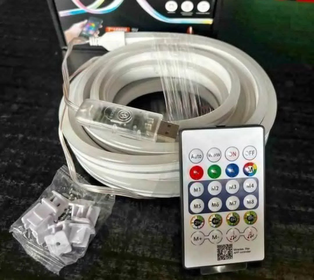 LED Neon RGB Magic Strip Light - Cyan and Red Dual Glow